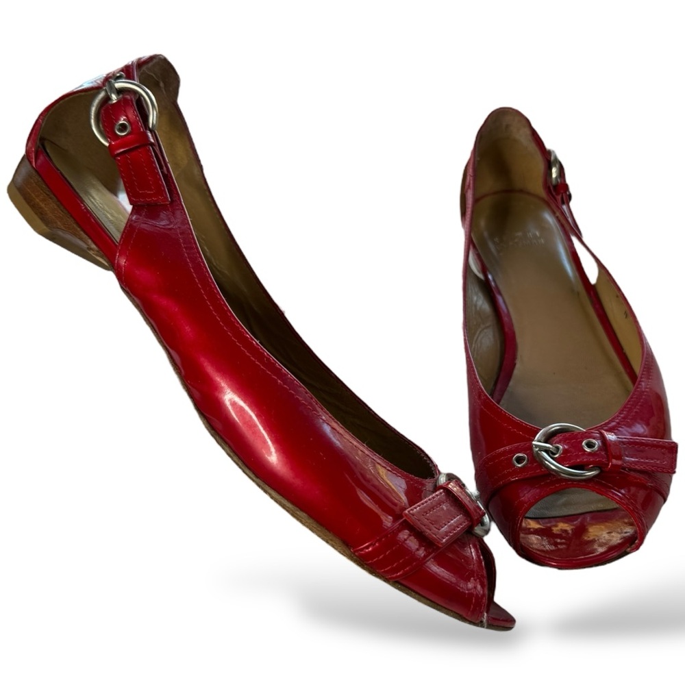 Stuart Weitzman Red Flats